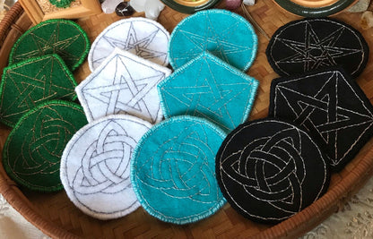 PROTECTION PATCHES, TRAVEL CRYSTAL CHARGERS, & ALTER HAND EMBROIDERED PIECES TORONTO ONTARIO CANADA